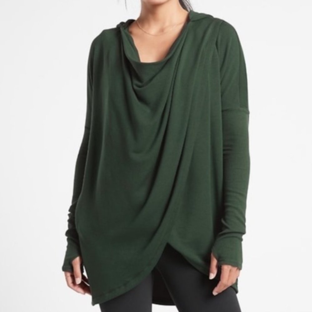 Athleta Purana Wrap Sweatshirt